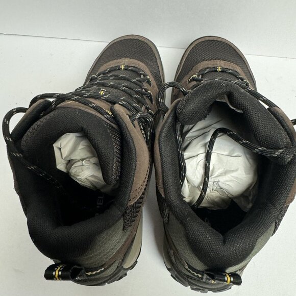 Merrell Mens West Rim Mid Waterproof Boots Espresso Size 11.5 M main image 4